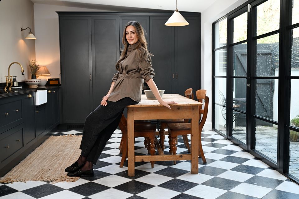 Tara Chetty in the kitchen at 5 Parnell Avenue, Harolds Cross, Dublin. Photo: Bryan Meade